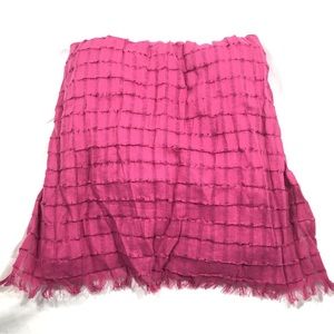 SCARF - CRINKLY- LOOK FABRIC in PINK